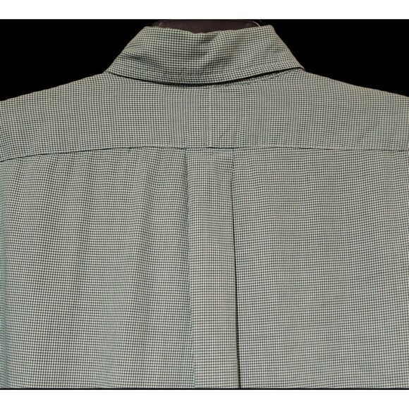Ralph Lauren Blake Green Houndstooth Long Sleeve Button, Medium - Picture 5 of 6